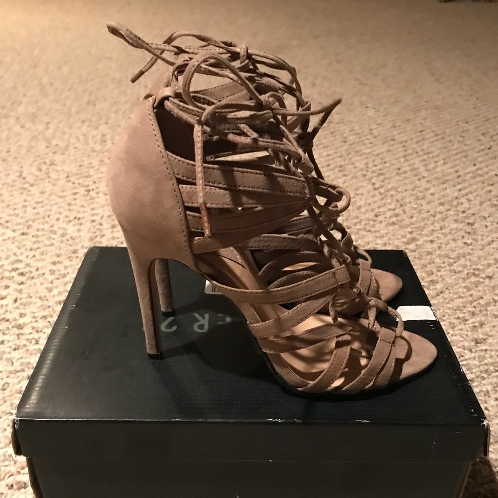 Forever 21 Lace Up Heels